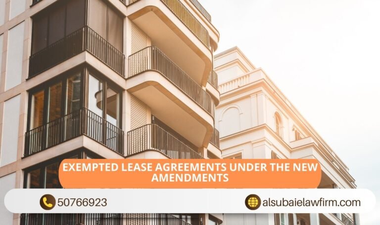 Exempted Lease Agreements under the New Amendments